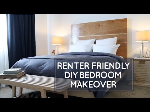 14 minirreformas de habitaciones que puedes hacer en un fin de semana, Cambio de imagen de un dormitorio amigable con el inquilino y el presupuesto