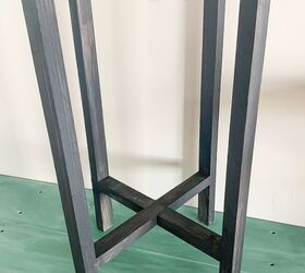 diy modern planter stand from scrap wood