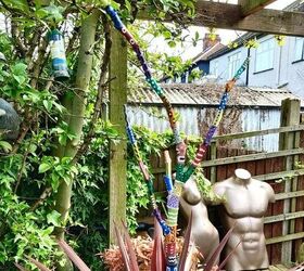 how to give a tree branch a whole new look for your garden, Painted branch