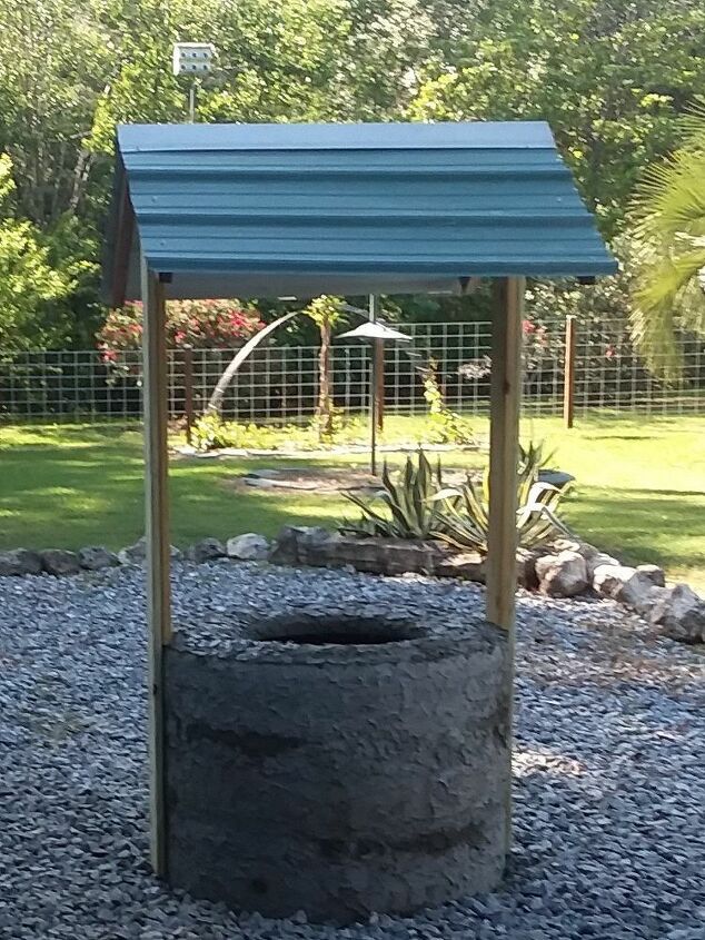 How To Make A Simple Wishing Well Diy Hometalk - Stone Wishing Well For Garden How To Make A Simple Wishing Well Diy Hometalk - Stone Wishing Well For Garden