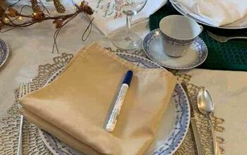 Idea de decoración de la mesa de Acción de Gracias: Colcha de recuerdos de Acción de Gracias