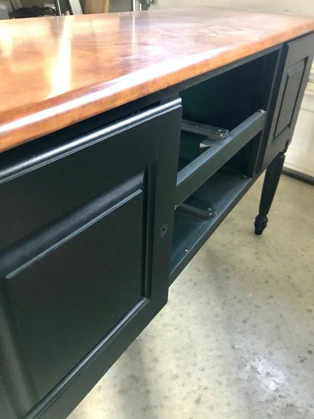 farmhouse hutch makeover