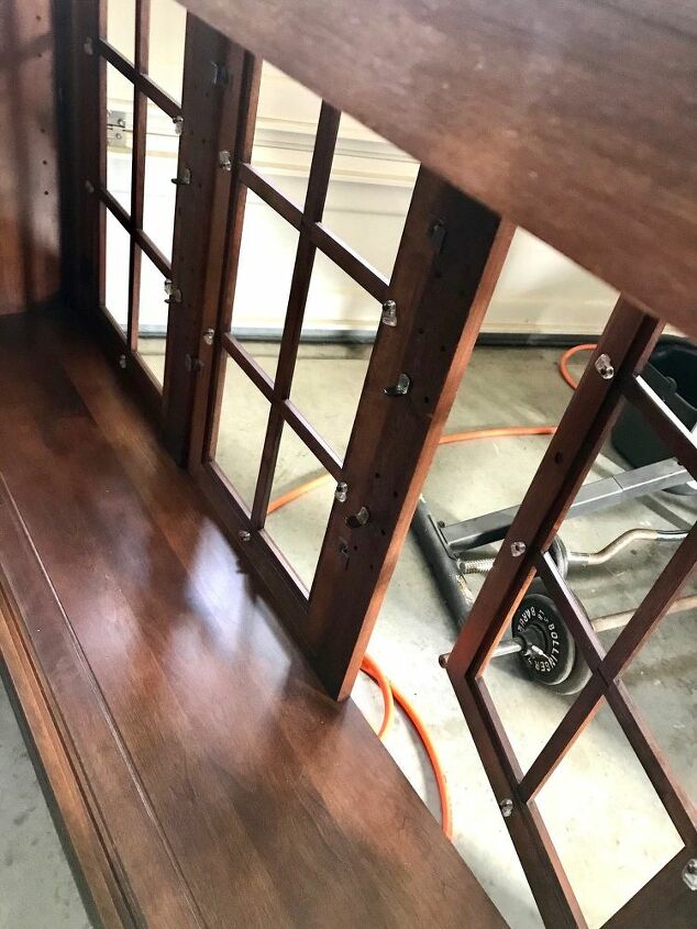 farmhouse hutch makeover