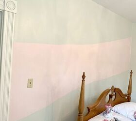 modern whimsical accent wall with washi tape