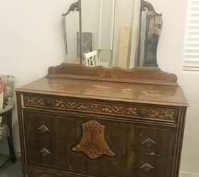 how to bring a neglected vintage dresser back to life, BEFORE