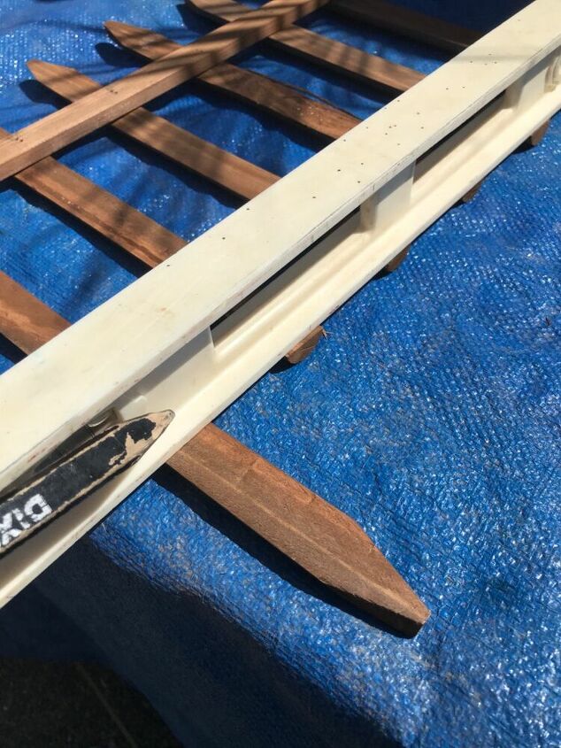 Dollar Store Picket Fence Wall Decor | Hometalk