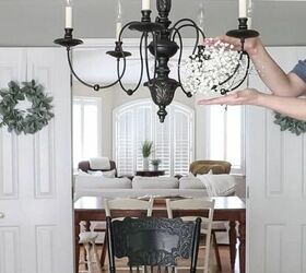 how to decorate a chandelier with flowers