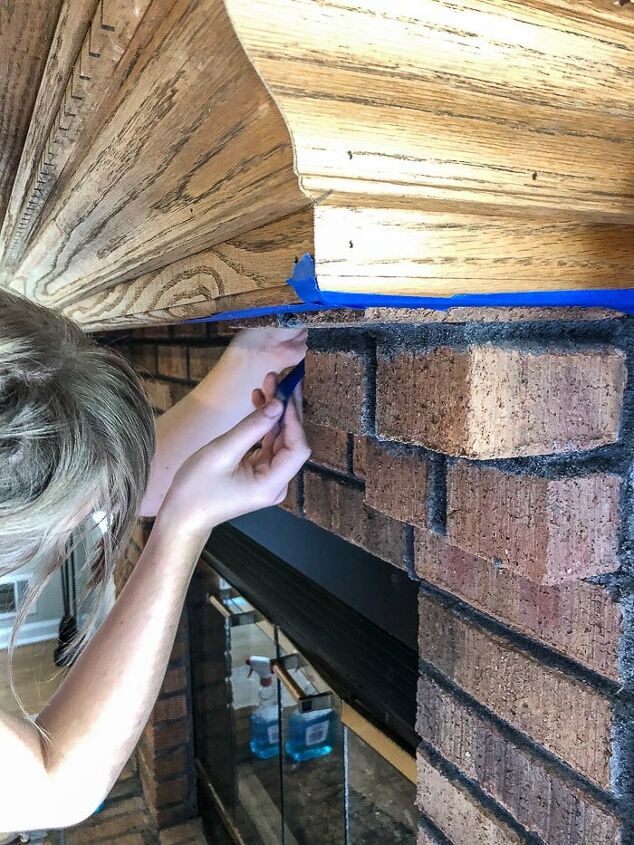 como pintar lareira de tijolos