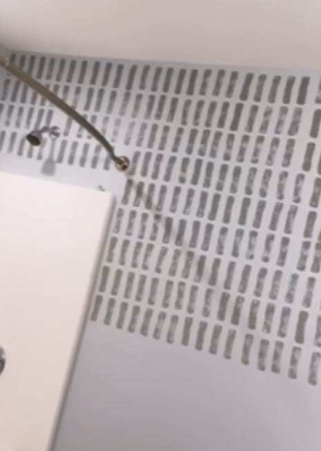 super simple and cheap diy accent sponge wall