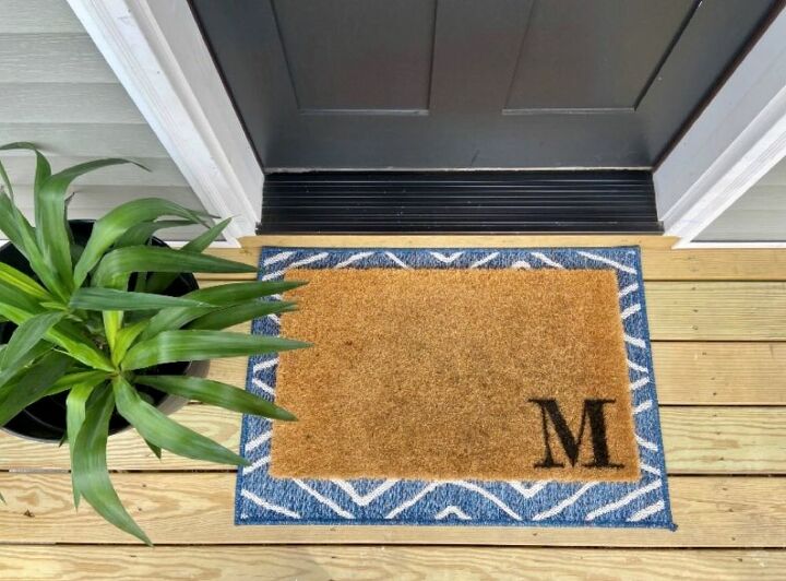 quick and simple coir doormat refresh