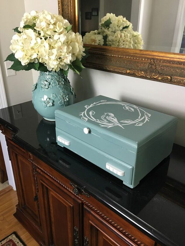 How to Paint a Silverware Box Repurposed DIY | Hometalk