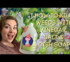 Cómo eliminar las malas hierbas con vinagre, sal y jabón de cocina