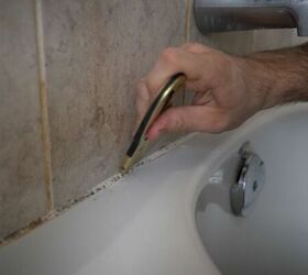 fix moldy silicon shower caulking get perfect caulking lines