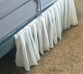 How To Make A No Sew Bedskirt For Adjustable Bed | Hometalk