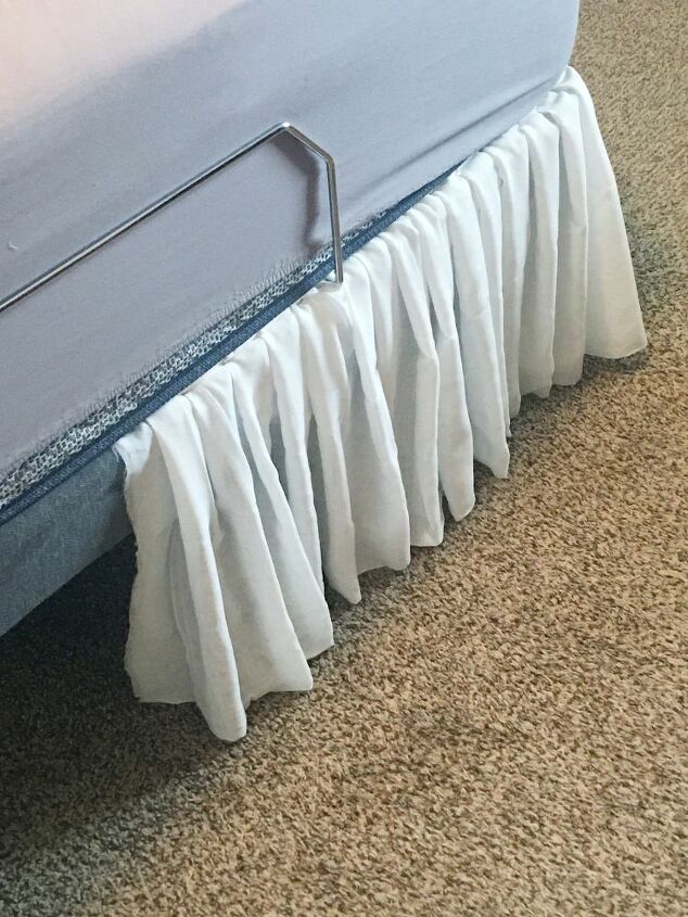 how to make a no sew bedskirt for adjustable bed