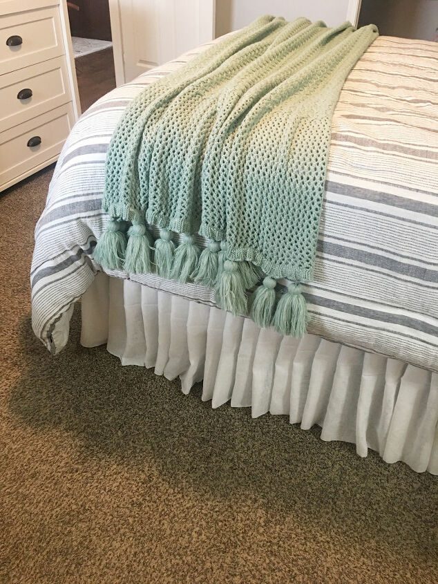 falda de cama fcil de hacer para una cama con base ajustable