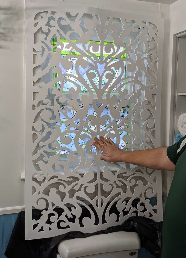 Bathroom Window Privacy Idea