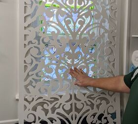 how to transform your bathroom window with a pretty privacy screen, Ginger Dive screen panel
