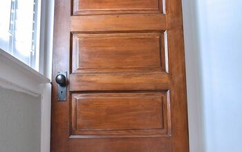 Barn Door/ Sliding Door With a Vintage Door & Low Ceilings