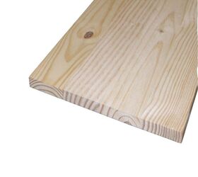 1 1X18x6 glued pine board