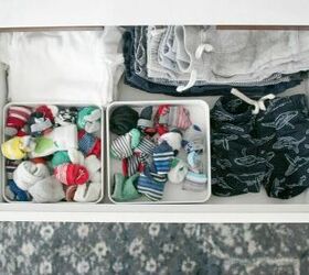 s the top 13 kid s room organizing ideas that all parents need, Roll store clothes for an organized baby dresser