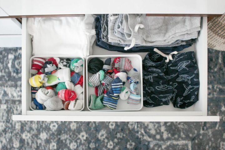 s the top 13 kid s room organizing ideas that all parents need, Roll store clothes for an organized baby dresser