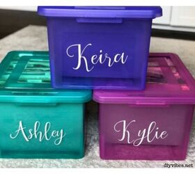 s the top 13 kid s room organizing ideas that all parents need, Use plastic bins to create memory boxes