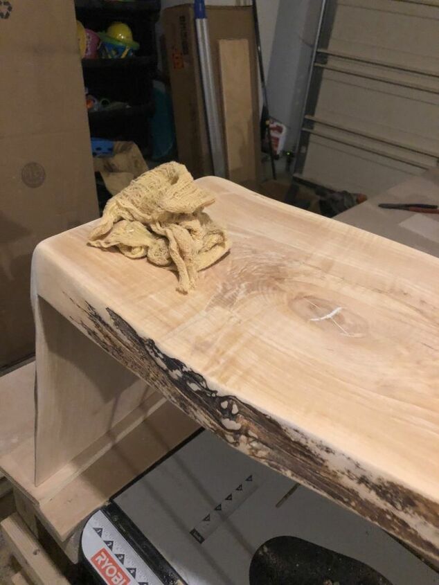 scrap wood accent table