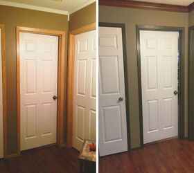 update your trim doors with paint