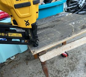 diy porch stool made from scrap wood