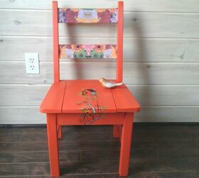 an old school chair gets revived for spring