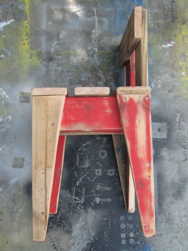 how to make a kids chair from old wood