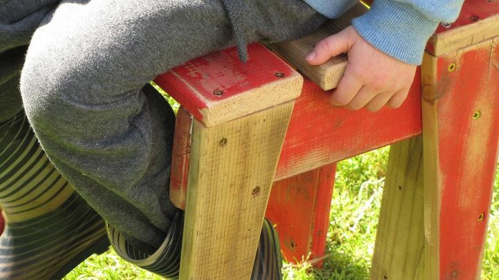 how to make a kids chair from old wood