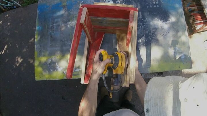 how to make a kids chair from old wood