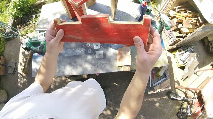 how to make a kids chair from old wood