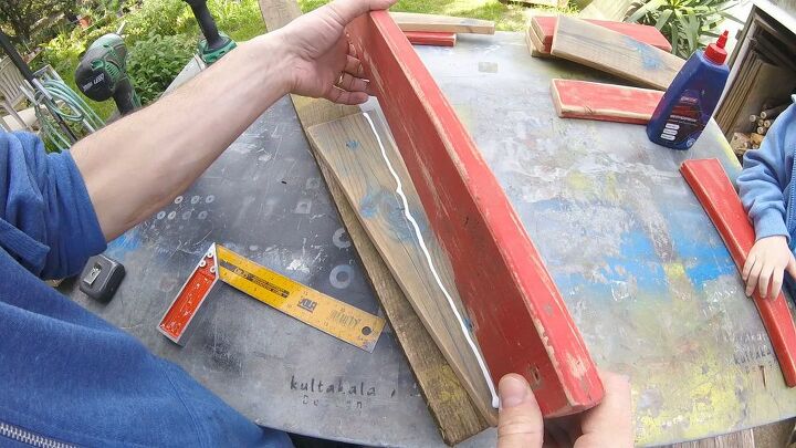 how to make a kids chair from old wood