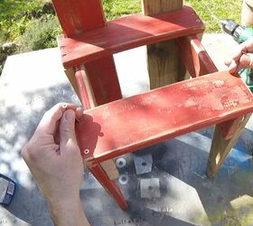 how to make a kids chair from old wood