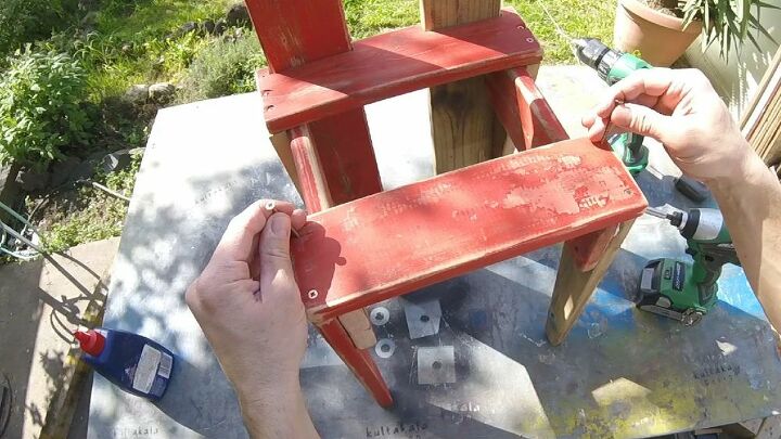 como fazer uma cadeira de criana com madeira velha