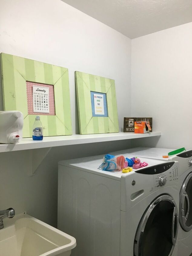 quarantined laundry room makeover