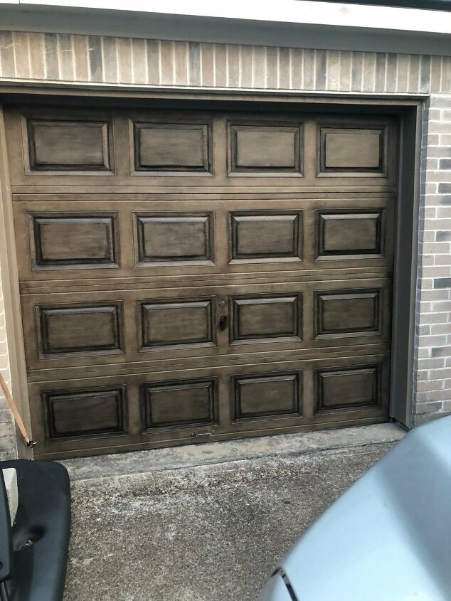 las 10 mejores maneras de conseguir un magnfico atractivo en la acera, C mo crear una puerta de garaje de imitaci n de madera