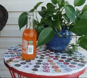 the top 8 ways to upgrade your patio this summer, Bottle Top Table
