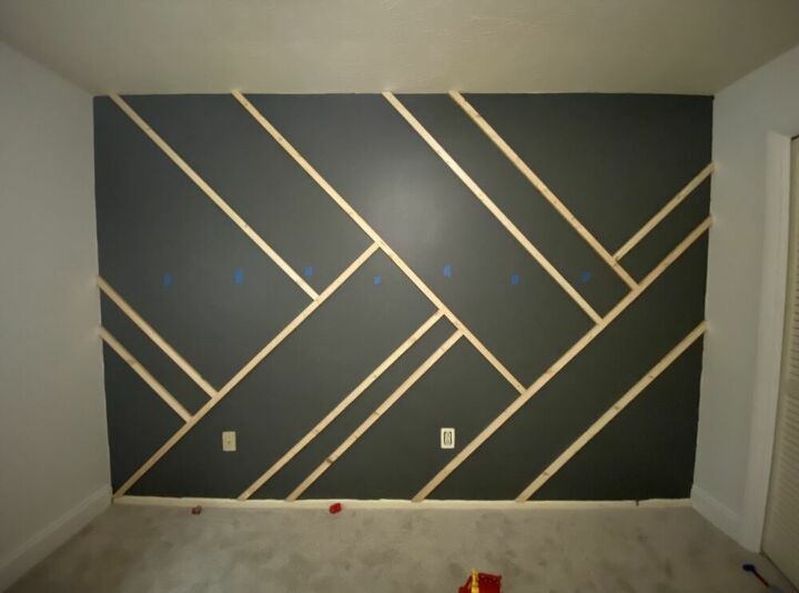 Geometric Accent Wall Hometalk Geometric Accent Wall Hometalk