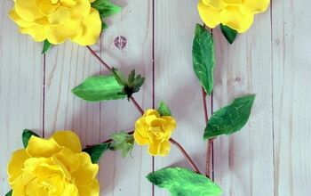 Flores de espuma amarilla Sunshine DIY