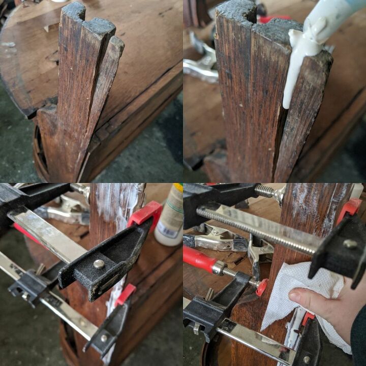 how to bring antique back to life and rebuild broken feet