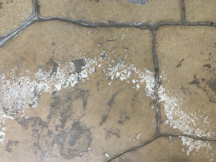 q how do i get rid of this chalky white stuff