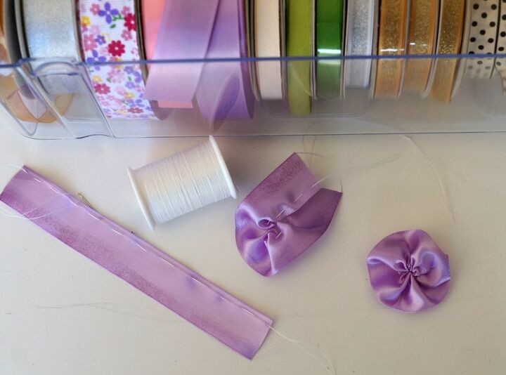 Flores De Cinta Pequeñas De Satén – 1.2 Pulgadas, Pack De 50 Unidades, Color Verde Hierba – Perfectas Para Manualidades, Bodas, DIY Y Decoración