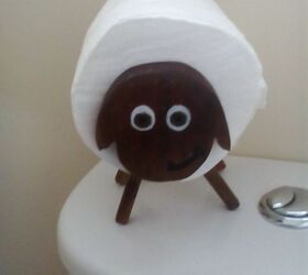 sheep toilet paper holder inspired by boredom during the lockdown