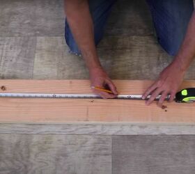 build diy farmhouse pipe shelves yourself, Measure the Lumber