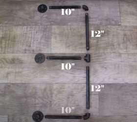 build diy farmhouse pipe shelves yourself, Lay Out the Piping