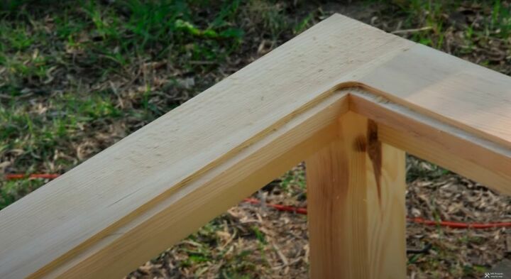 recycle old wood into a chic wood and glass coffee table, Socket Created Using a Router